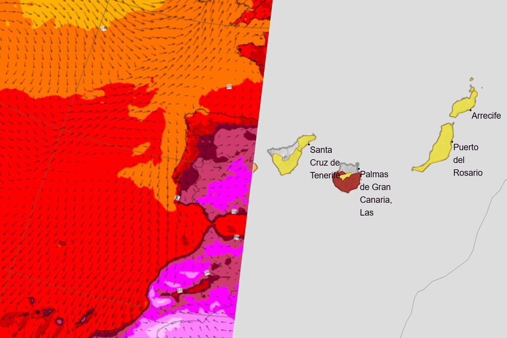 AEMET ya ah identificado al canario en la mina de la nueva ola de calor extremo que acecha a España: Gran Canaria