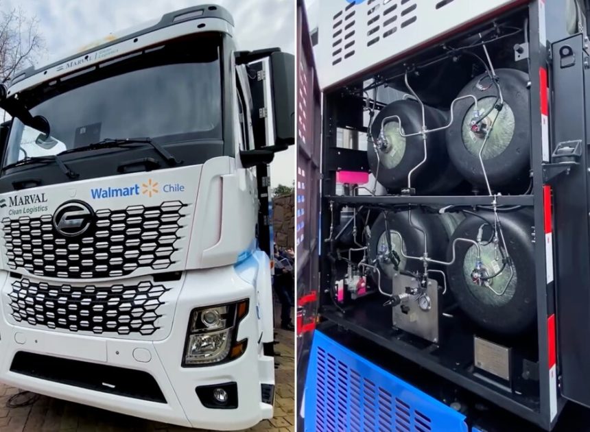 Walmart ya ha homologado el primer camión de hidrógeno verde de Latinoamérica. Su gran límite: la infraestructura de carga