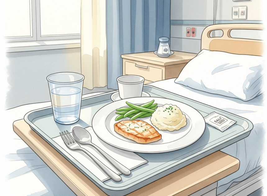 Si crees que la comida de hospital es terrible, la ciencia te acaba de dar la razón