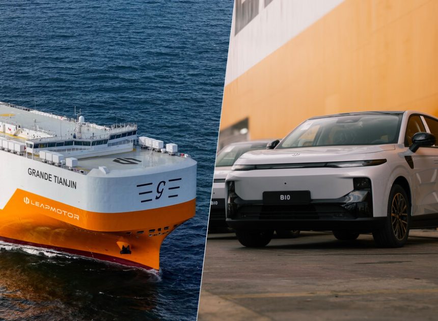 Leapmotor sigue los pasos de BYD y ya cuenta con un superbarco para enviar 2.500 coches eléctricos a Europa