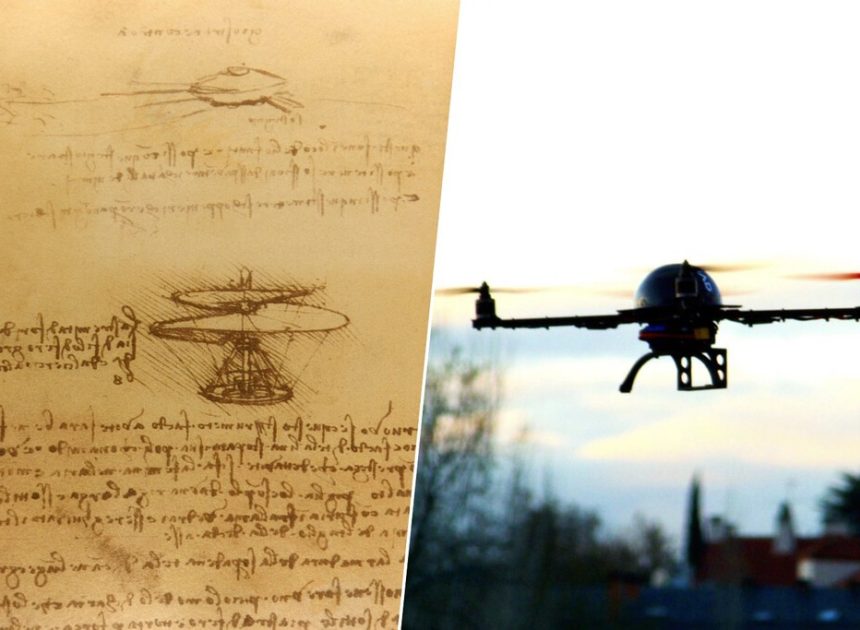 Leonardo da Vinci nos ha vuelto a sorprender: la solución al problema de los drones estaba en un invento de 500 años